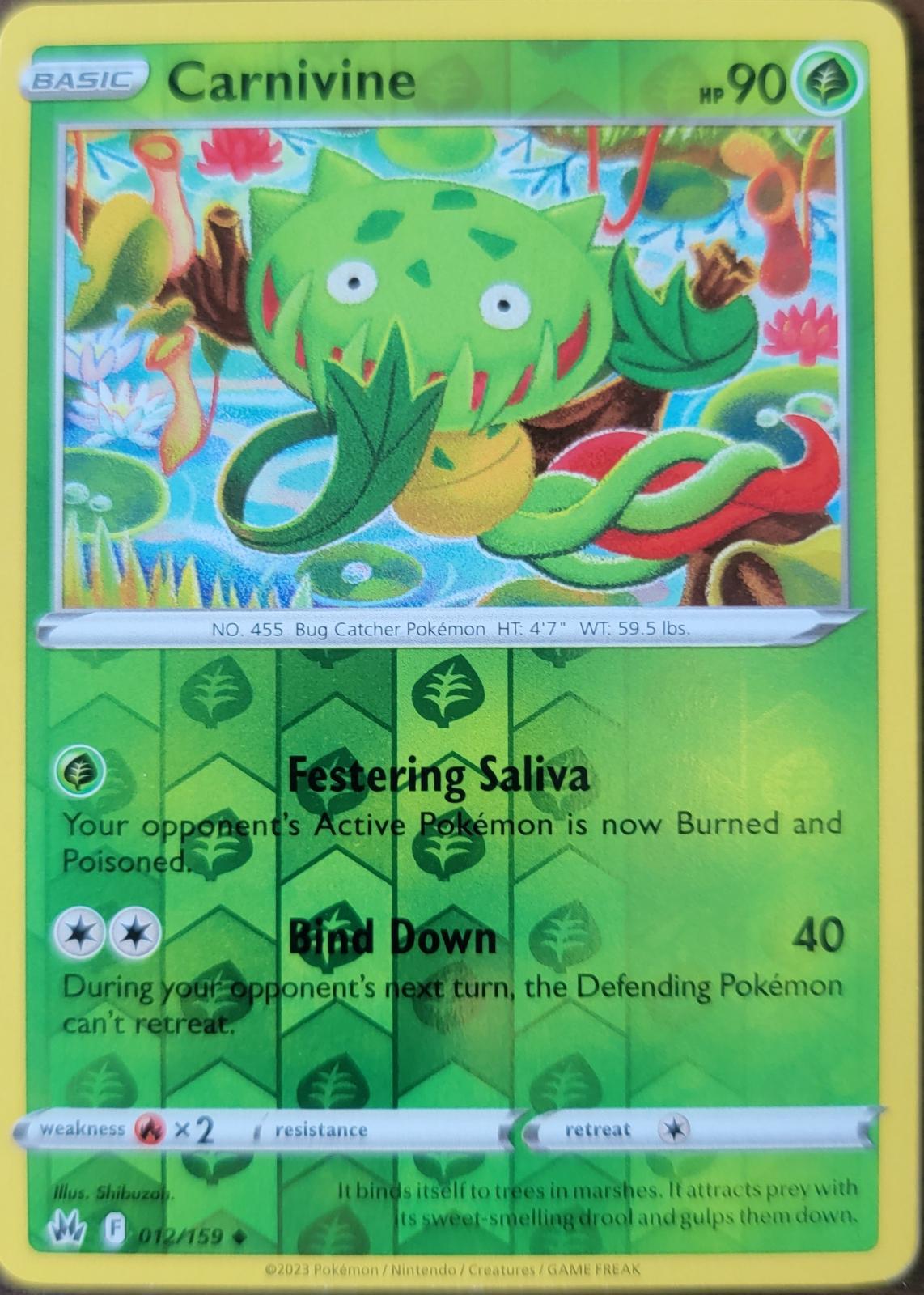 Carnivine [Reverse Holo]