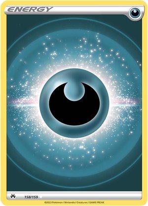 Crown Zenith Darkness Energy [Holo] Pokémon card