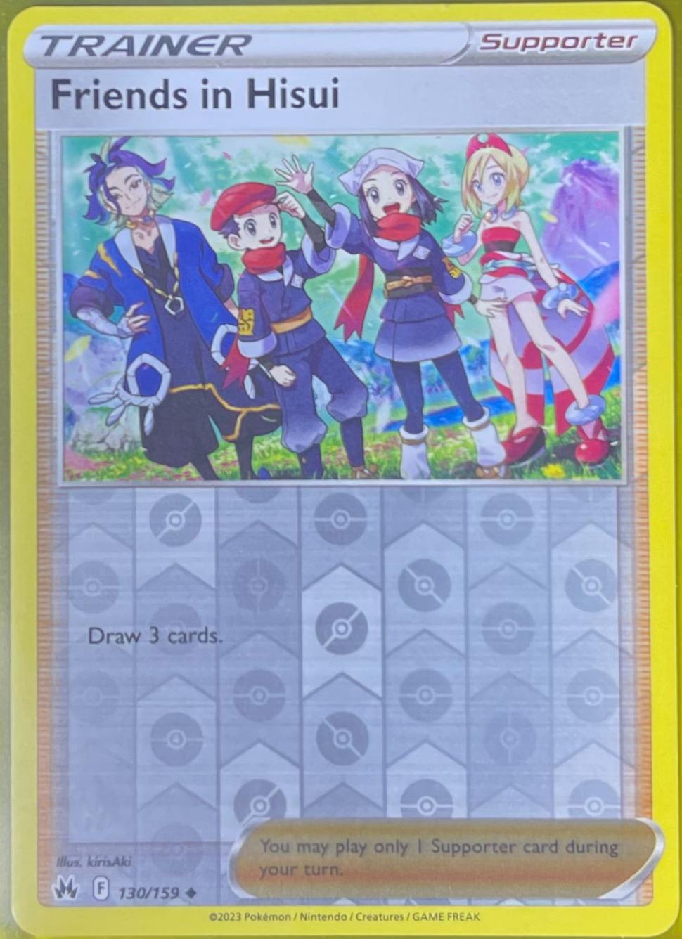 Friends in Hisui [Reverse Holo]