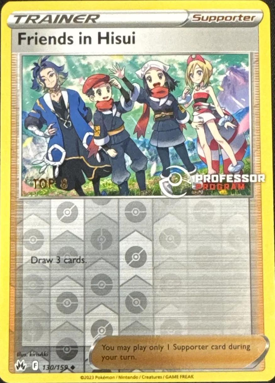 Crown Zenith Friends In Hisui [Top-8] Pokémon card