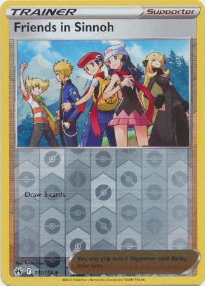 Friends in Sinnoh [Reverse Holo]