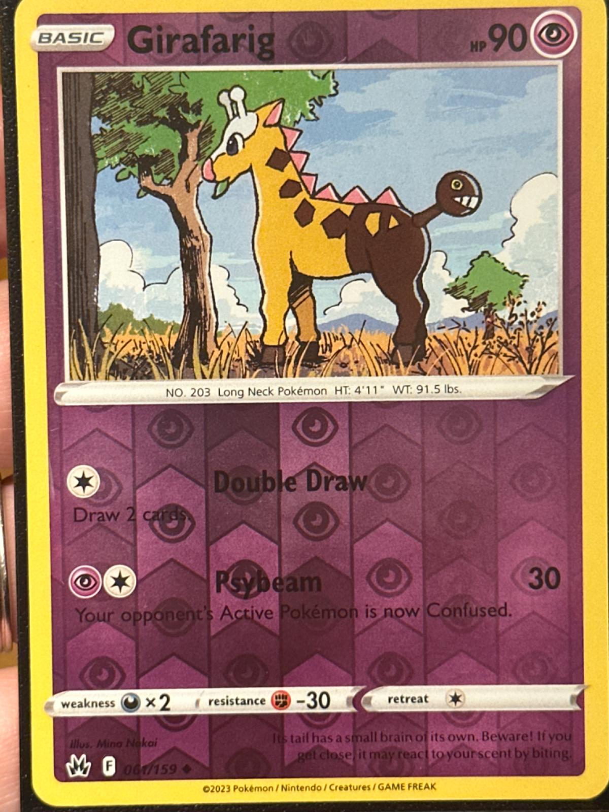 Girafarig [Reverse Holo]