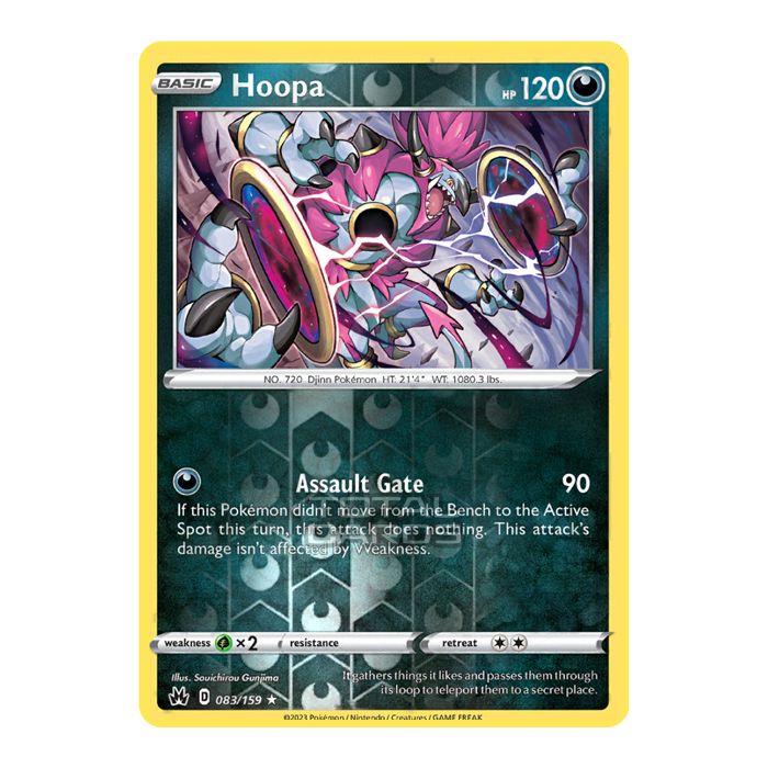 Crown Zenith Hoopa [Reverse Holo] Pokémon card