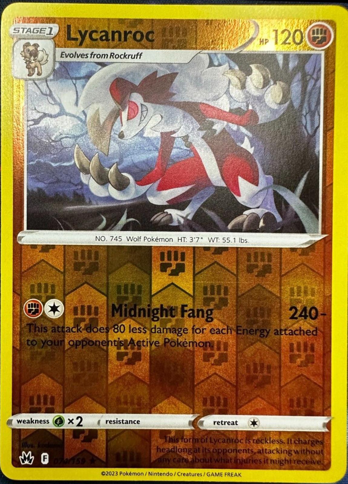 Lycanroc [Reverse Holo]