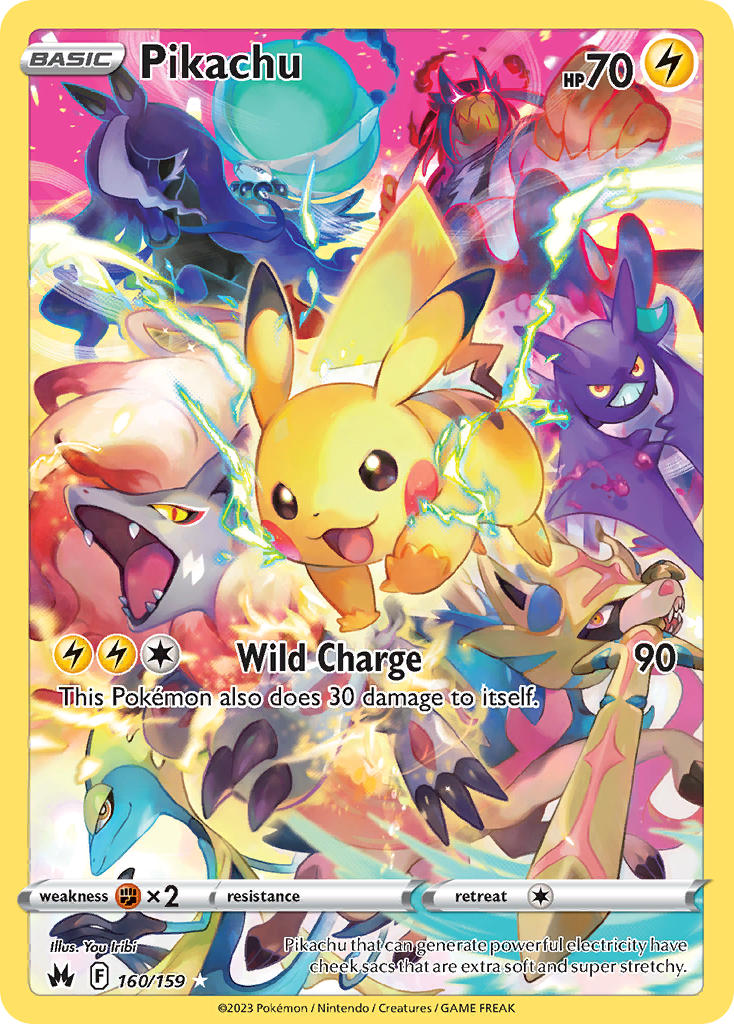 Crown Zenith Pikachu Pokémon card