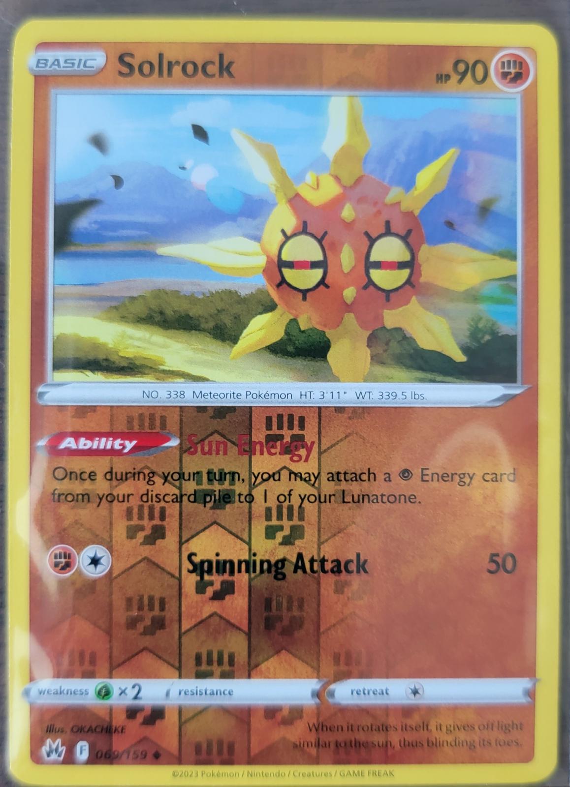 Solrock [Reverse Holo]