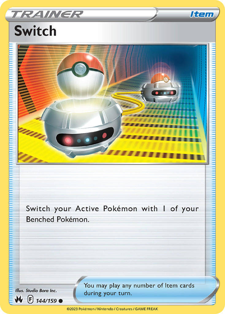 Crown Zenith Switch Pokémon card