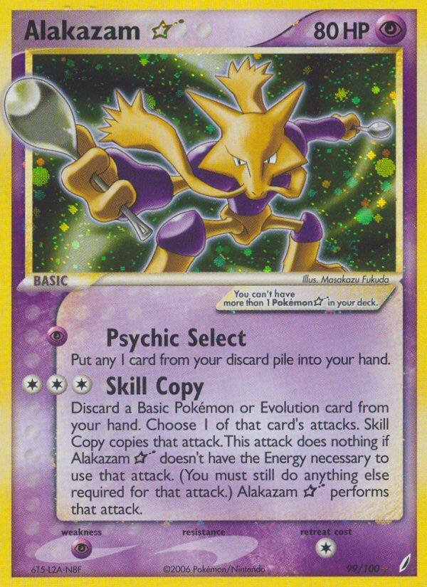 Crystal Guardians Alakazam [Gold-Star] Pokémon card