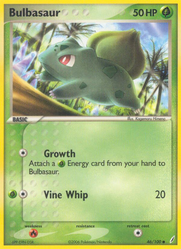 Crystal Guardians Bulbasaur Pokémon card