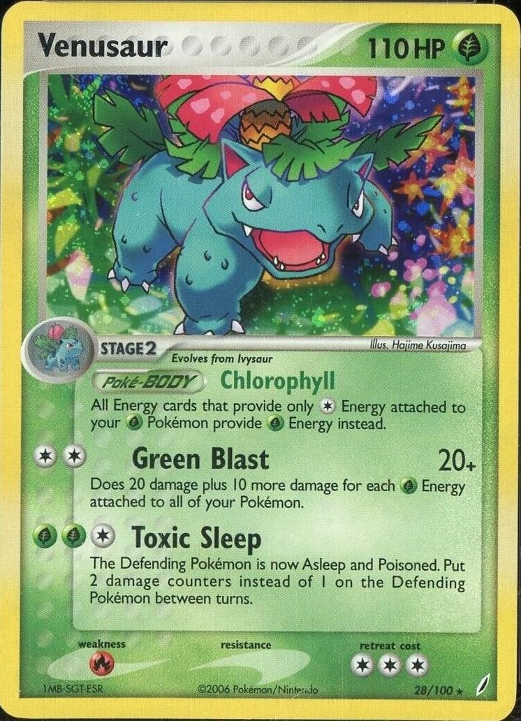 Crystal Guardians Venusaur [Holo] Pokémon card