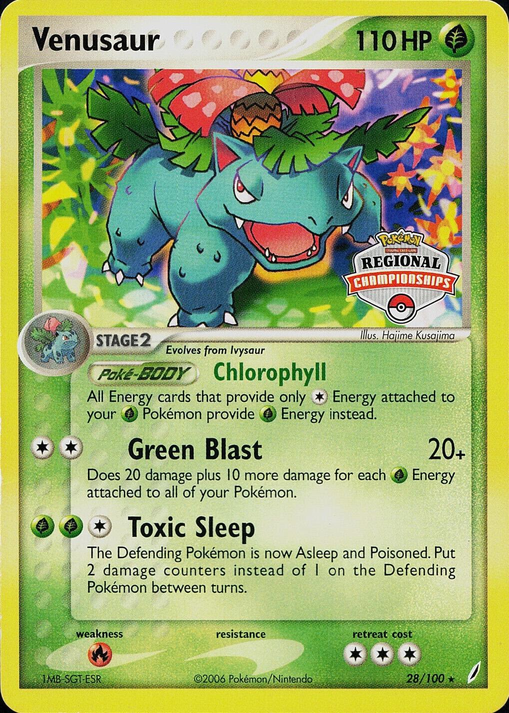 Crystal Guardians Venusaur [Regional-Championships] Pokémon card