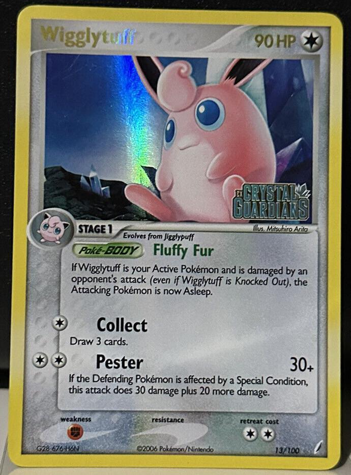 Crystal Guardians Wigglytuff [Stamped] Pokémon card