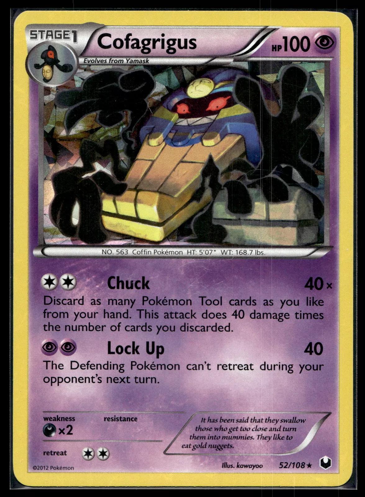 Dark Explorers Cofagrigus [Cracked-Ice-Holo] Pokémon card