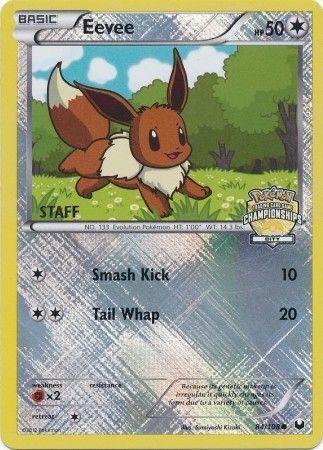 Dark Explorers Eevee [City-Championship-Staff] Pokémon card