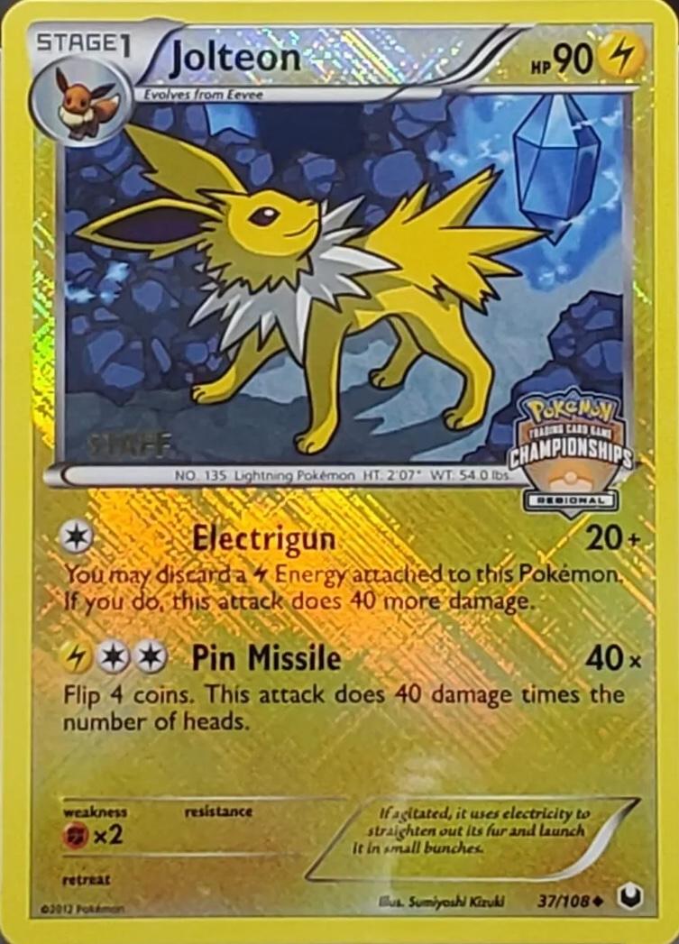 Dark Explorers Jolteon [Regional-Championship] Pokémon card