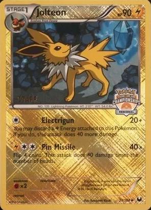 Dark Explorers Jolteon [Staff-Regional-Championship] Pokémon card