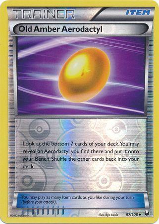 Old Amber Aerodactyl [Reverse Holo]