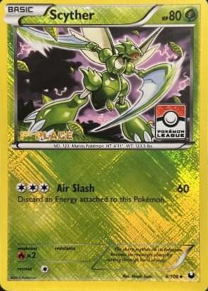 Dark Explorers Scyther [1st-Place-League] Pokémon card