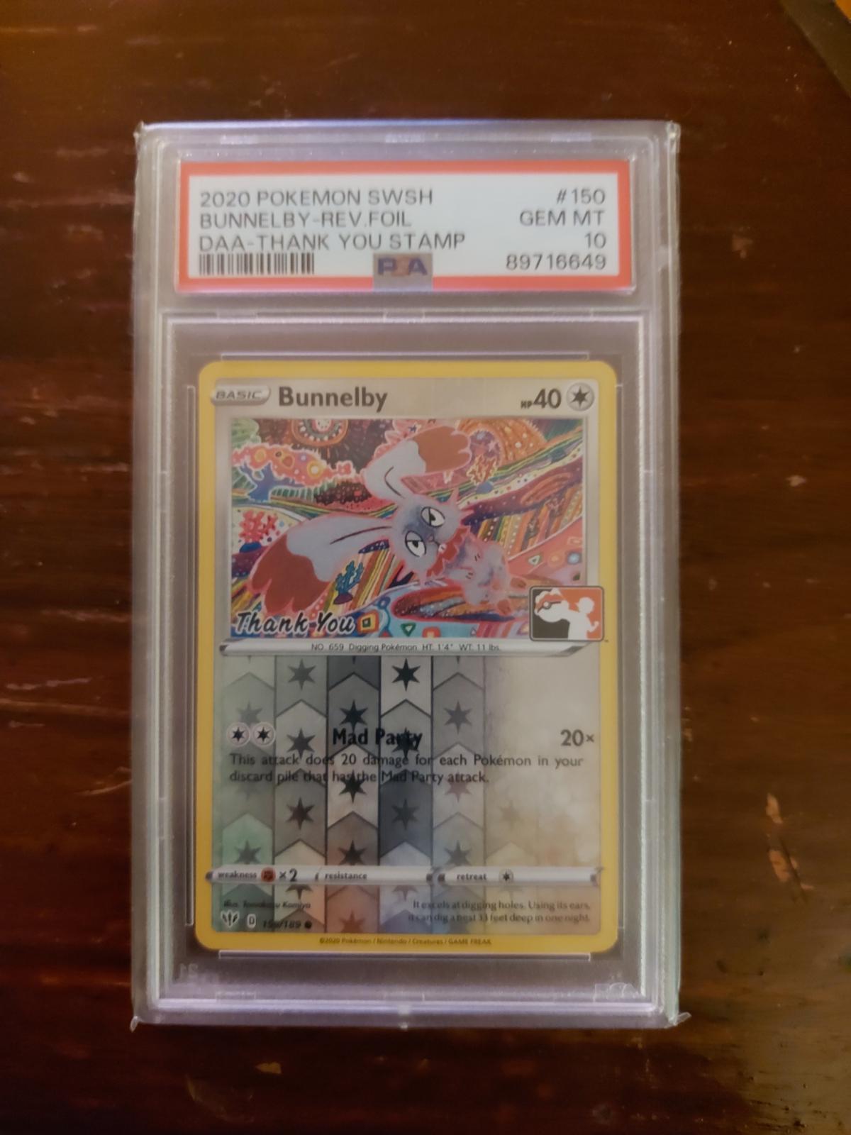Darkness Ablaze Bunnelby [Thank-You] Pokémon card