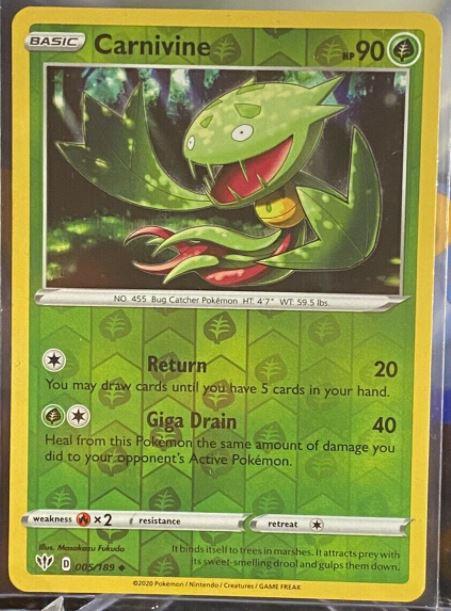 Carnivine [Reverse Holo]