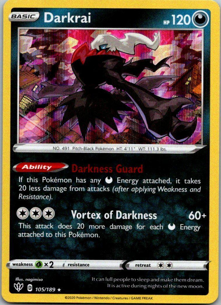 Darkness Ablaze Darkrai [Holo] Pokémon card