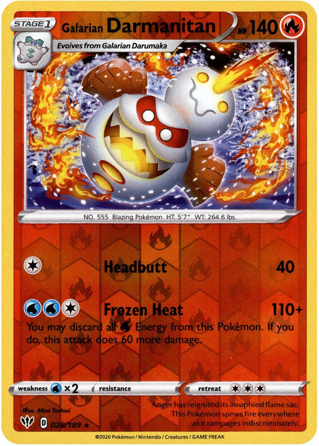 Galarian Darmanitan [Reverse Holo]