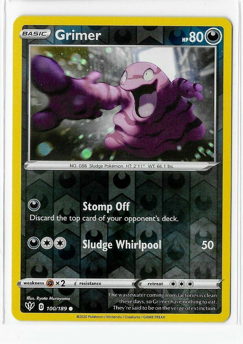 Darkness Ablaze Grimer [Reverse Holo] Pokémon card