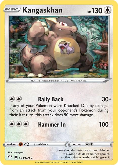 Darkness Ablaze Kangaskhan [Holo] Pokémon card