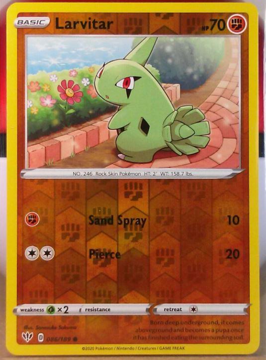 Larvitar [Reverse Holo]
