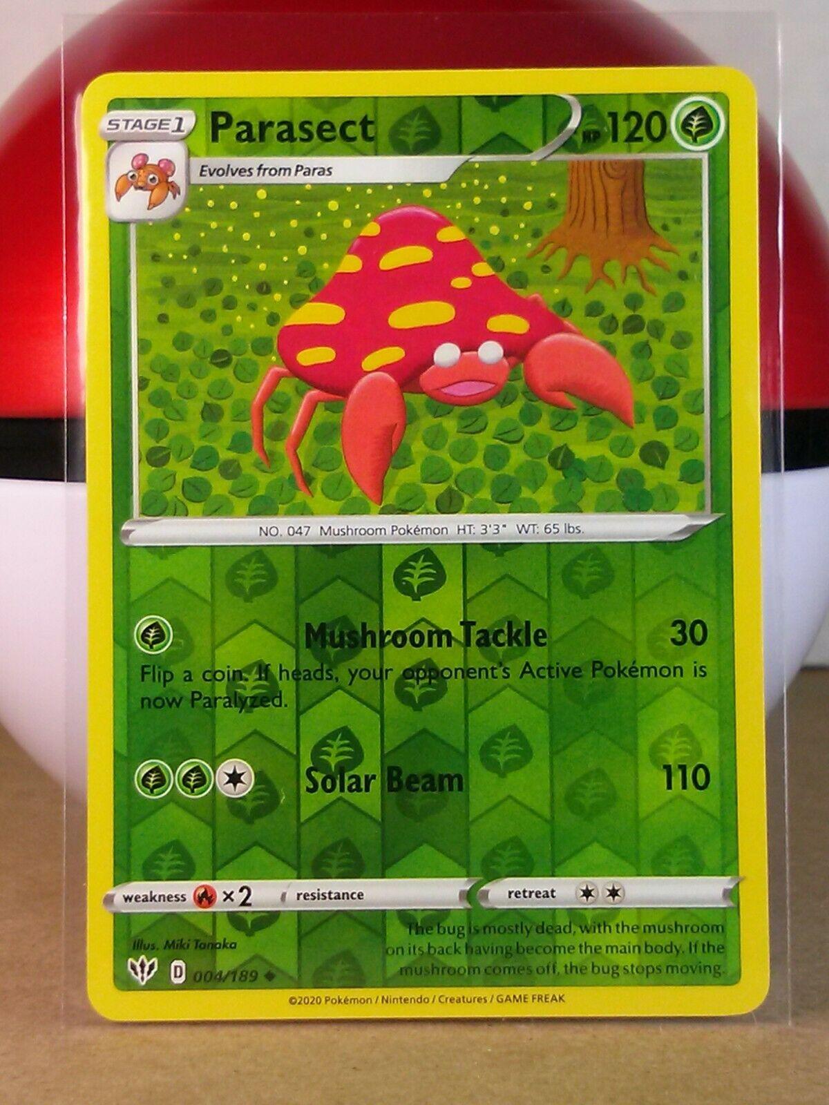Darkness Ablaze Parasect [Reverse Holo] Pokémon card