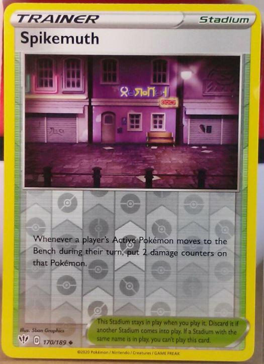 Darkness Ablaze Spikemuth [Reverse Holo] Pokémon card