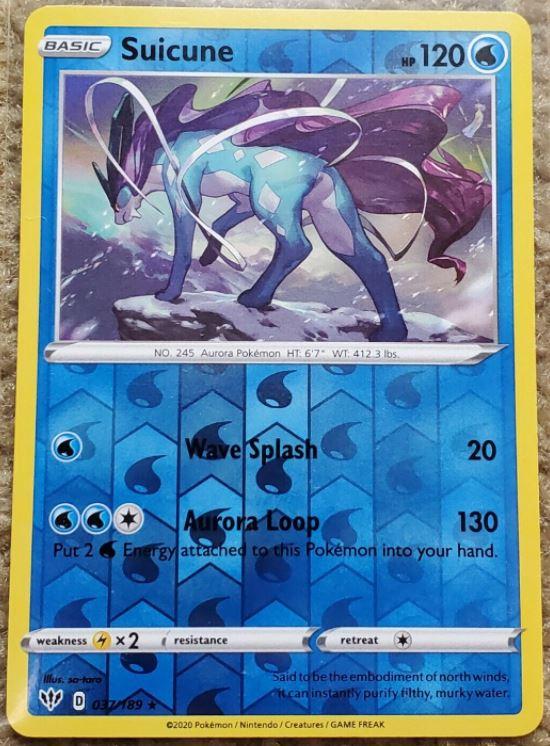 Suicune [Reverse Holo]