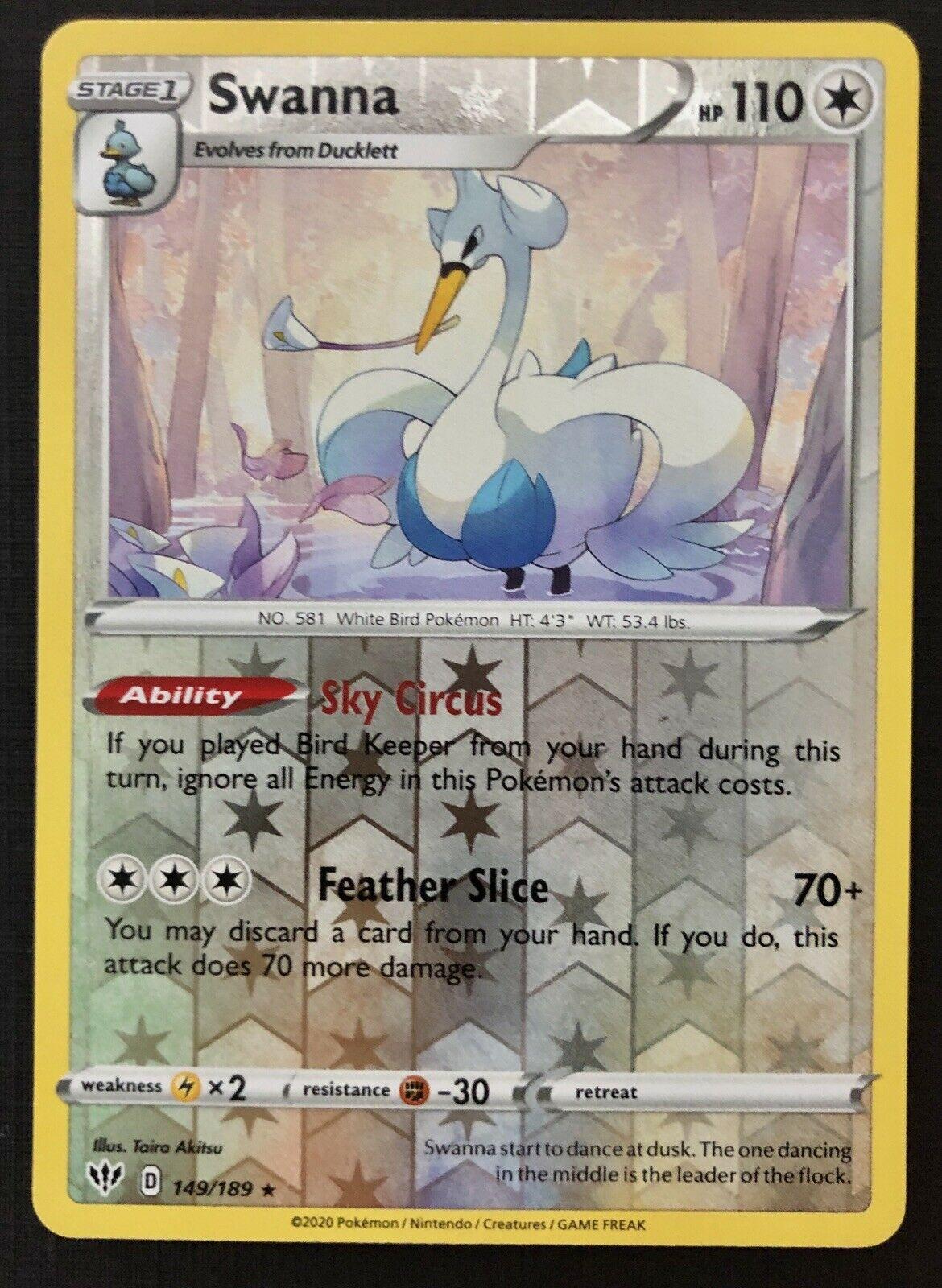 Swanna [Reverse Holo]