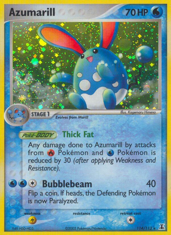 Delta Species Azumarill Pokémon card