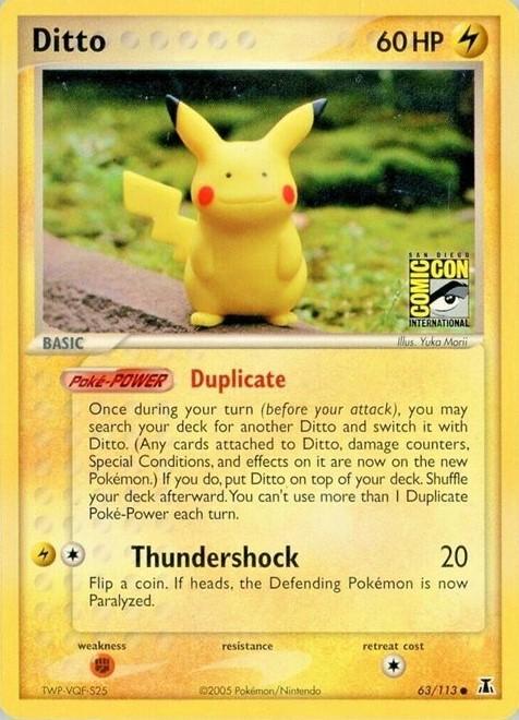 Delta Species Ditto [Pikachu-Comic-Con] Pokémon card