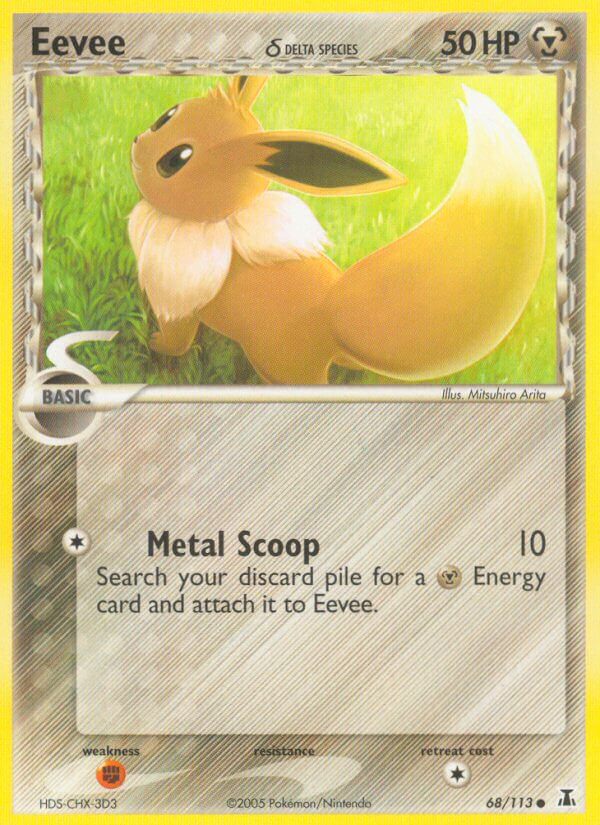 Delta Species Eevee Pokémon card