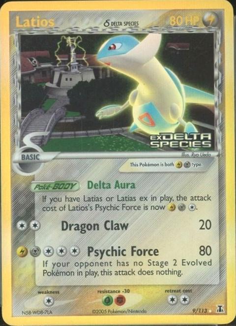Delta Species Latios [Reverse Holo] Pokémon card
