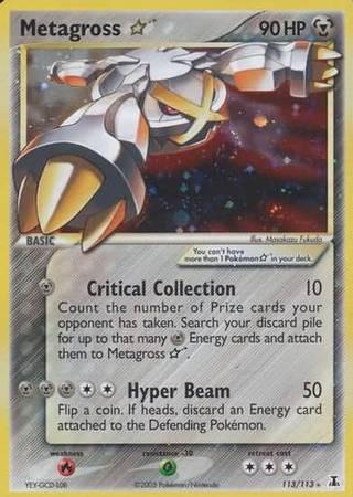 Delta Species Metagross [Gold-Star] Pokémon card