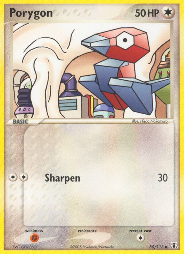 Delta Species Porygon Pokémon card