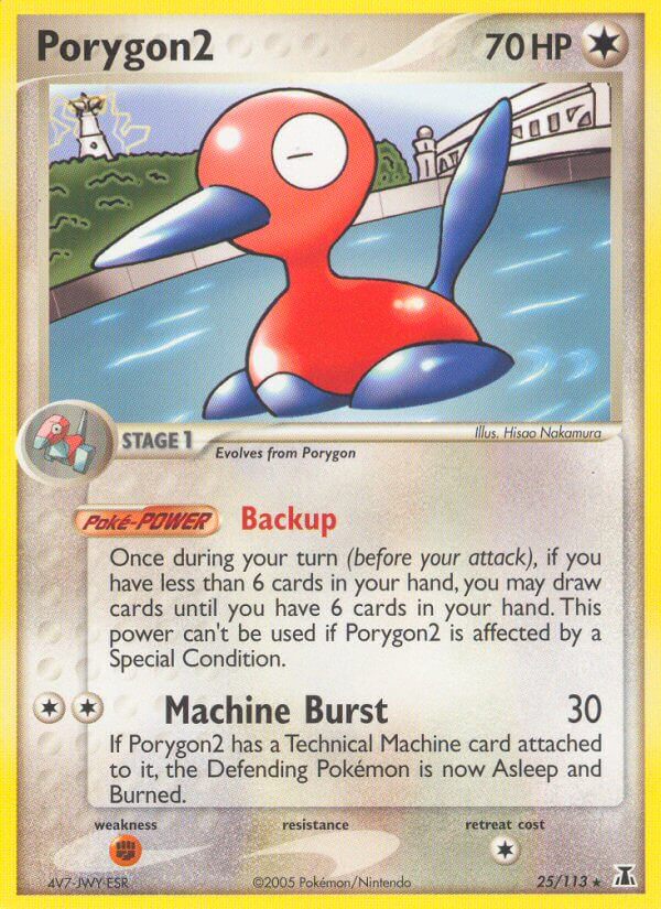 Delta Species Porygon2 Pokémon card