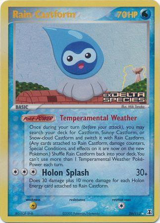 Rain Castform [Reverse Holo]