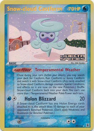 Snow-cloud Castform [Reverse Holo]