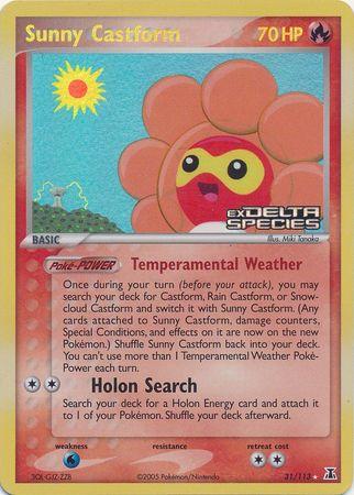 Sunny Castform [Reverse Holo]