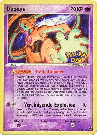 Deoxys Deoxys [Pokemon-Day] Pokémon card