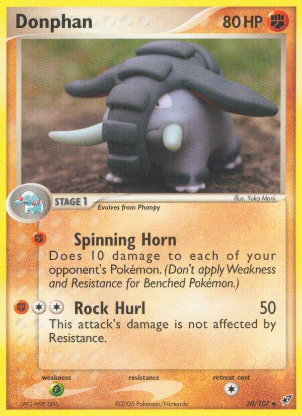 Deoxys Donphan Pokémon card