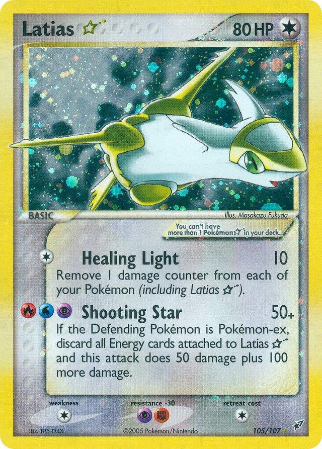 Deoxys Latias [Gold-Star] Pokémon card