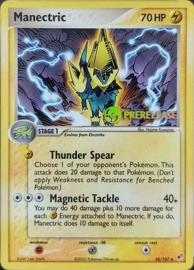 Deoxys Manectric [Prerelease] Pokémon card
