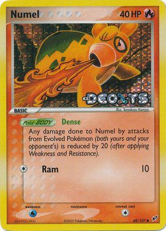 Deoxys Numel [Reverse Holo] Pokémon card