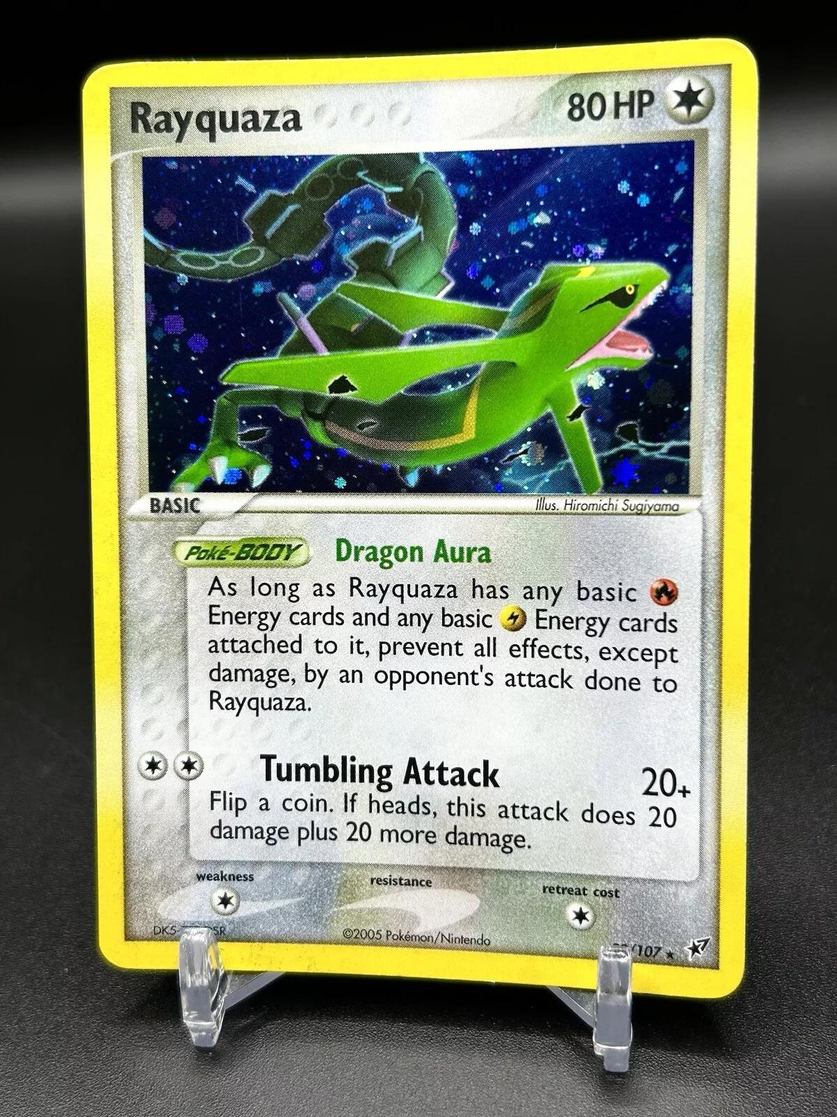 Deoxys Rayquaza [Holo] Pokémon card