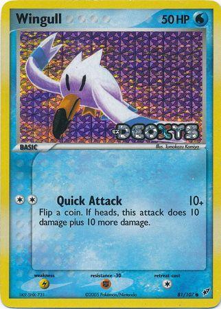 Deoxys Wingull [Reverse Holo] Pokémon card